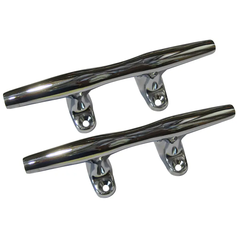 Perko 4" Open Base Cleat - Chrome Plated Zinc - Pair [1188Dp4chr] 1