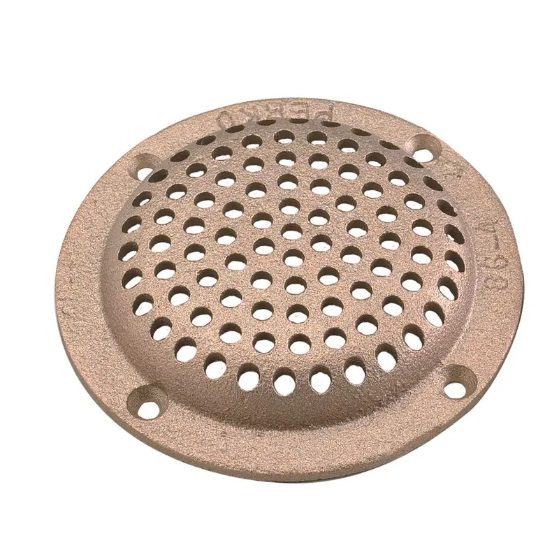 Perko 4" Round Bronze Strainer Made In The Usa [0086Dp4plb] 1