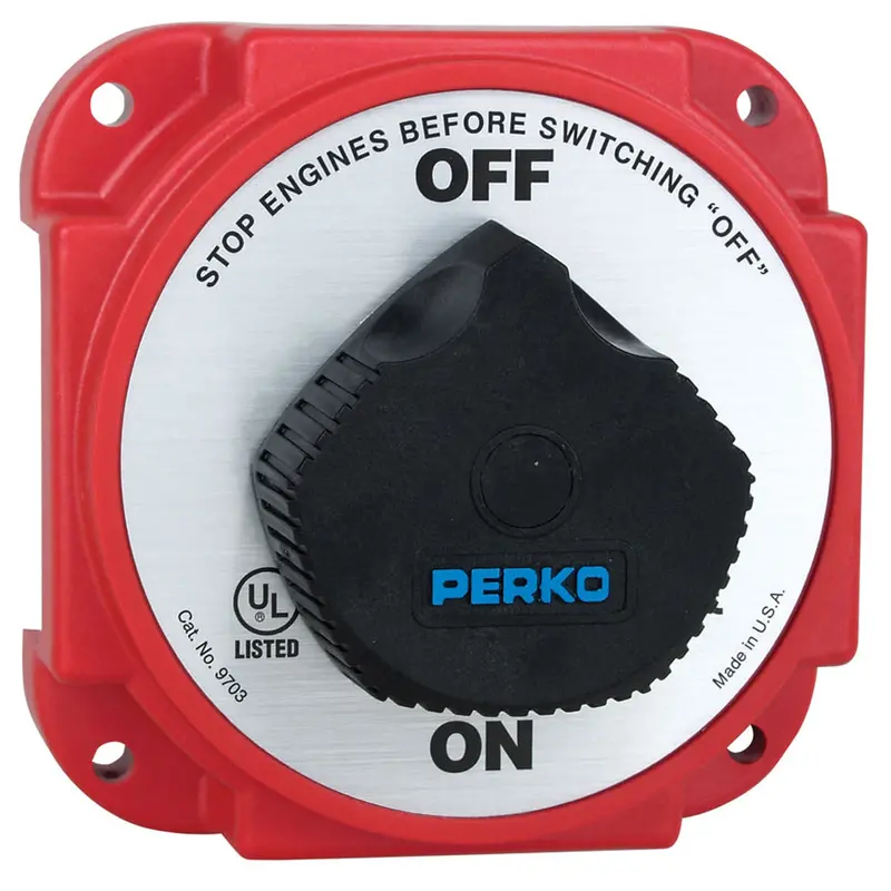 Perko 9703Dp Heavy Duty Battery Disconnect Switch W/ Alternator Field Disconnect [9703Dp] 1