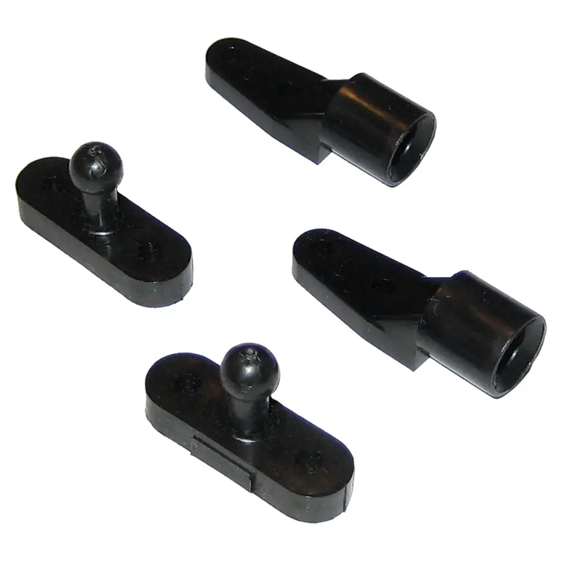 Perko Door Catches - Black Nylon - Pair [0559Dp] 1