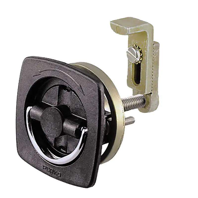 Perko Flush Latch - Non-Locking - 2.5" X 2.5" W/Offset Adjustable Cam Bar [0932Dp2blk] 1
