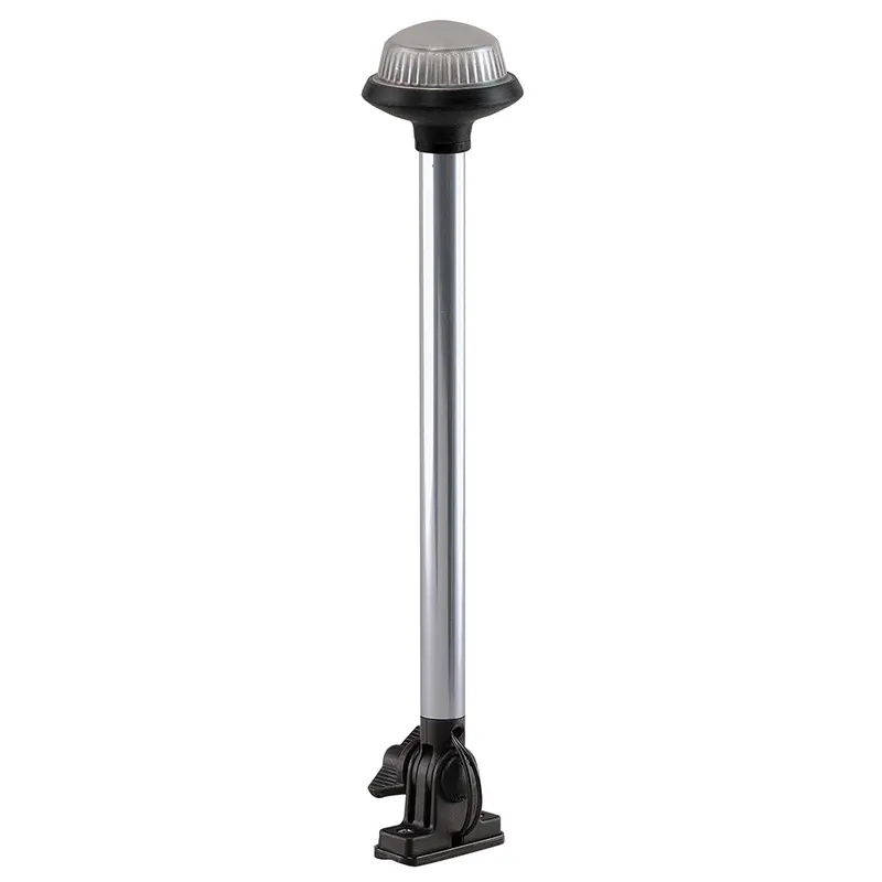 Perko Fold Down All-Round Frosted Globe Pole Light - Vertical Mount - White [1637Dp0chr] 1