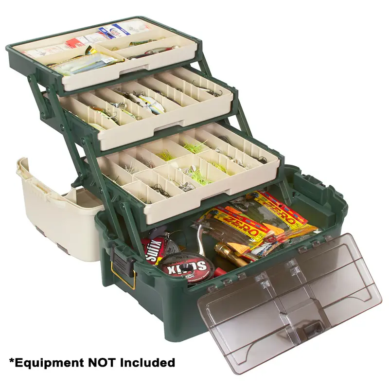 Plano Hybrid Hip 3-Tray Tackle Box - Forest Green [723300] 1
