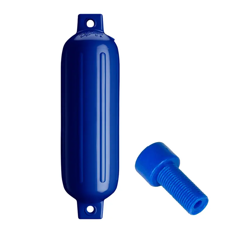 Polyform G-3 Twin Eye Fender 5.5" X 19" - Cobalt Blue W/Adapter [G-3 Cobalt Blue W/Air Adapter] 1