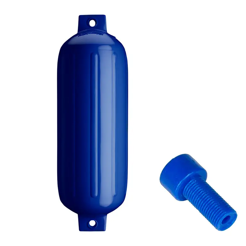 Polyform G-5 Twin Eye Fender 8.8" X 26.8" - Cobalt Blue W/Adapter [G-5 Cobalt Blue W/Air Adapter] 1