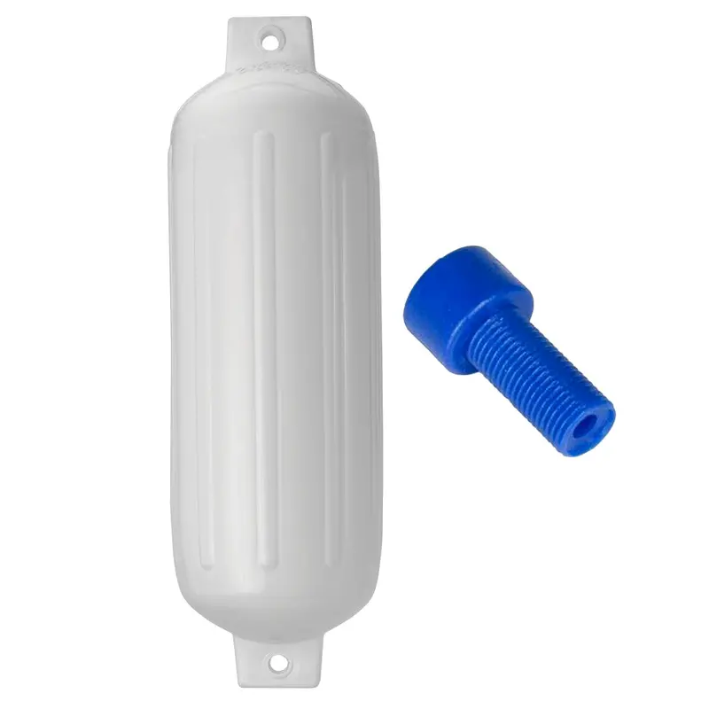 Polyform G-5 Twin Eye Fender 8.8" X 26.8" - White W/Adapter [G-5 White W/Air Adapter] 1