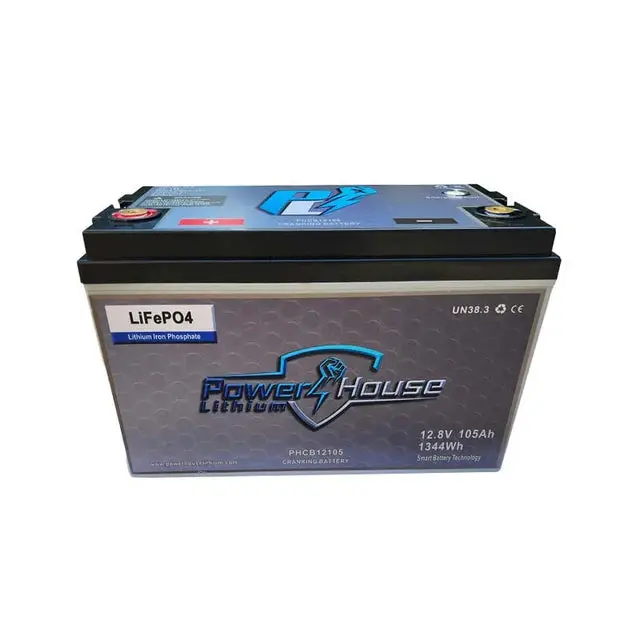 Powerhouse Lithium 12V 160Ah Cranking Battery W/ Emergency Start 1