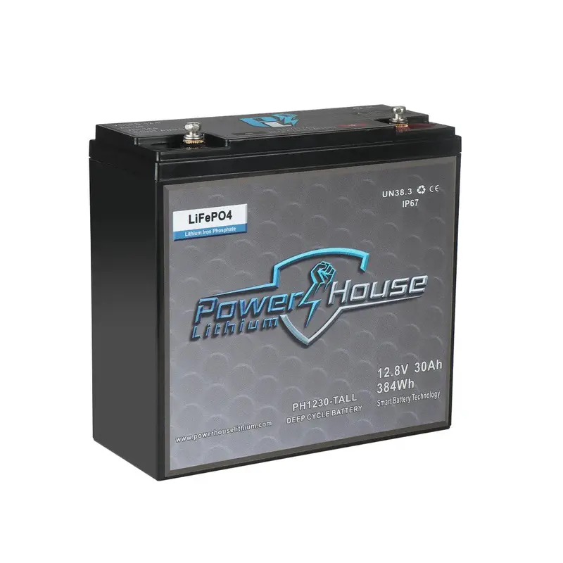 Powerhouse Lithium 12V 30Ah (Tall) Deep Cycle Battery 1
