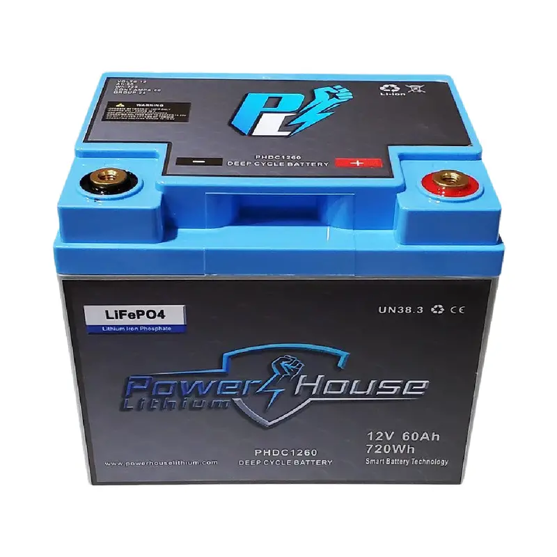Powerhouse Lithium 12V 60Ah Deep Cycle Battery 1