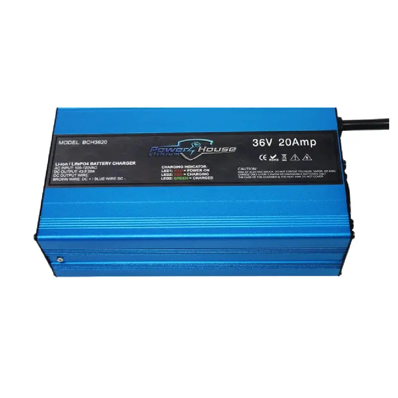 Powerhouse Lithium 36V 20A Lithium Battery Charger 1