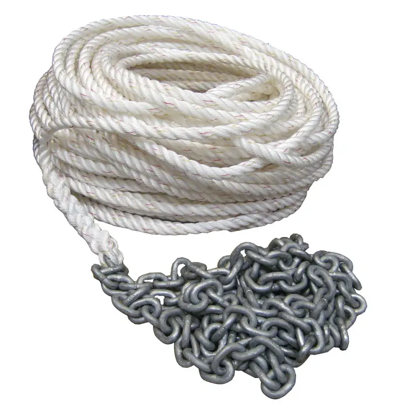 Powerwinch 200' Of 5/8" Rope 15' Of 5/16 Ht Chain Rode [P10297] 1