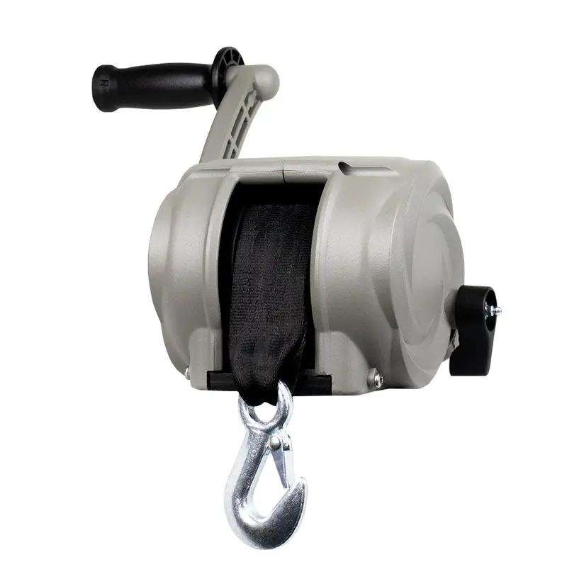 Powerwinch Premier Series Winch 2000Lb, 8", Crank Arm - Saltwater Silver [21300-W-2000-8-S-R] 1