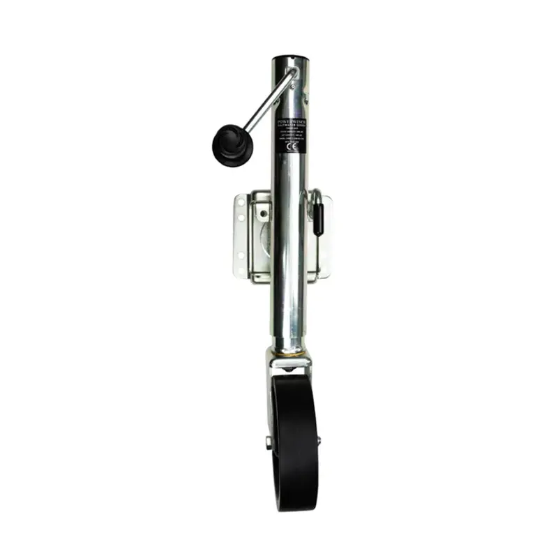 Powerwinch Saltwater Series Jack - 1500Lb, Bolt-On, Single Wheel, Zinc 500+ Hr Salt Spray [21600-J-1500-B1-Z-R] 1
