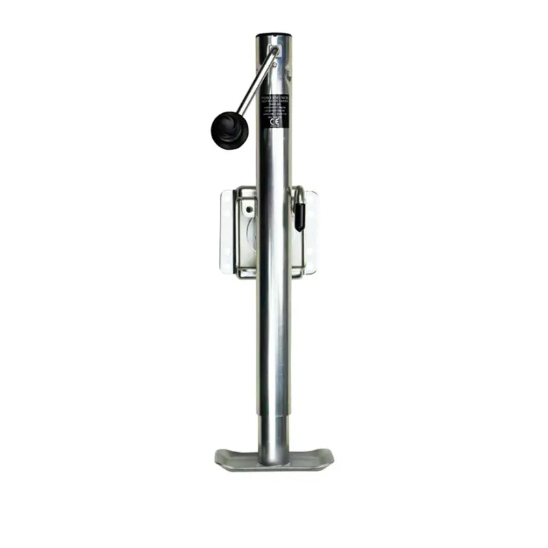 Powerwinch Saltwater Series Jack - 2500Lb, Weld-On, Flat Plate, Zinc 500+ Hr Salt Spray [21600-J-2500-Wf-Z-R] 1