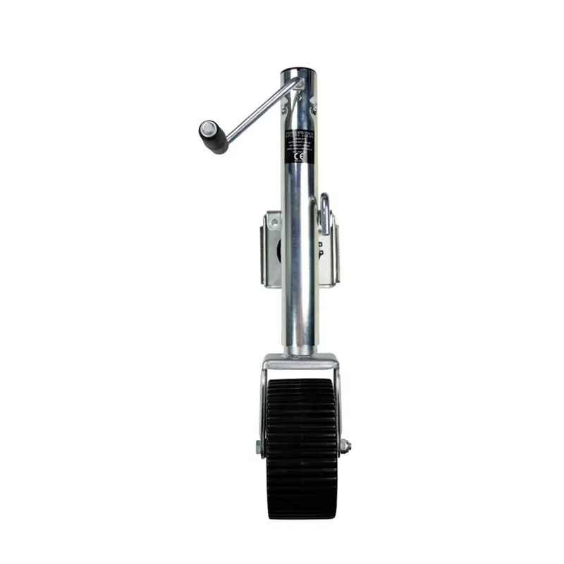 Powerwinch Utility Series Jack - 1500Lb, Weld-On, Single Wheel Wide, Zinc [21500-J-1500-W1w-Z-R] 1