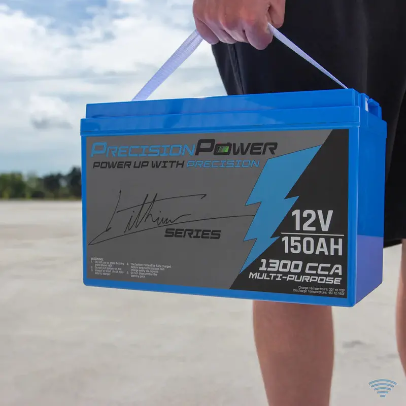Precision Power Lithium 12V 150Ah 1500Cca Dual Purpose Battery 1