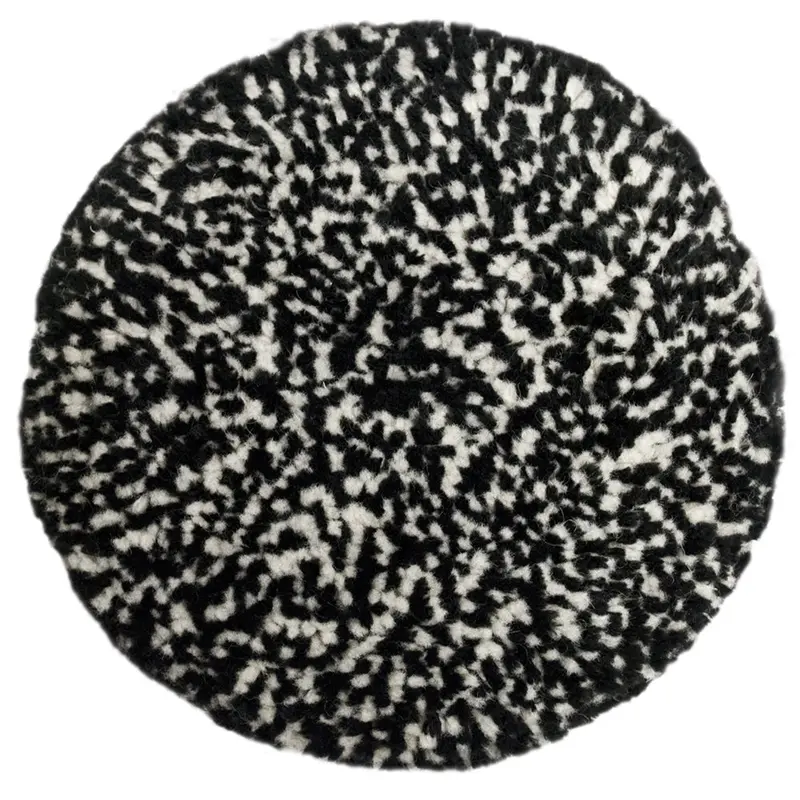 Presta Wool Compounding Pad - Black  White Heavy Cut [890146] 1