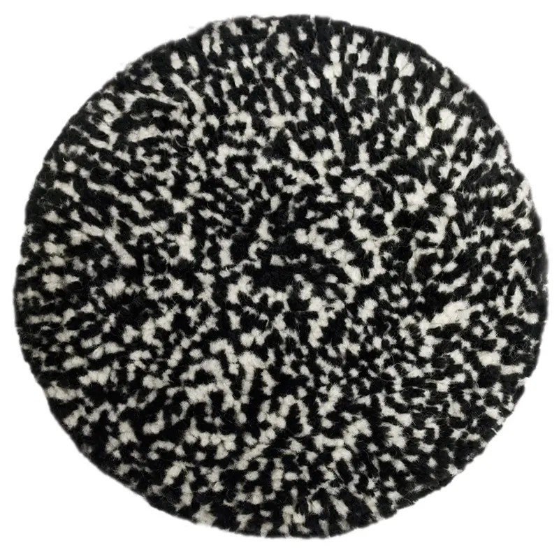 Presta Wool Compounding Pad - Black  White Heavy Cut - *Case Of 12* [890146Case] 1