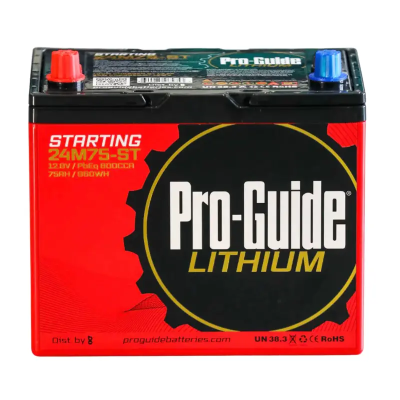 Pro-Guide Batteries 12V 75Ah 800Cca Cranking Lithium Battery 1