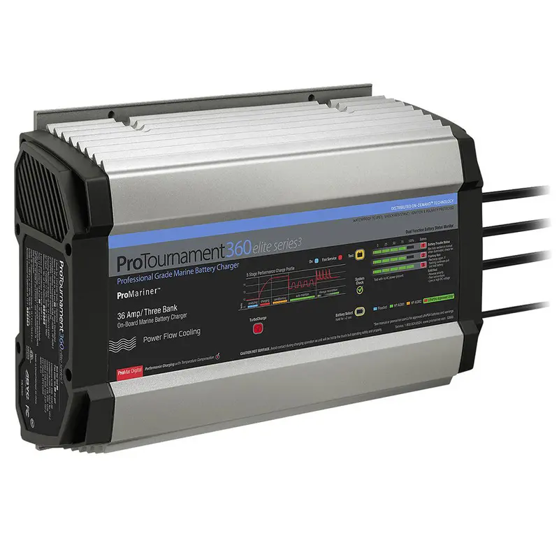 Promariner Protournament 360 Elite Series3 3-Bank On-Board Marine Battery Charger [53363] 1