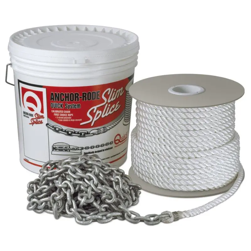 Quick Anchor Rode 20' Of 10Mm Chain And 200' Of " Rope [Fvc100358220q00] 1