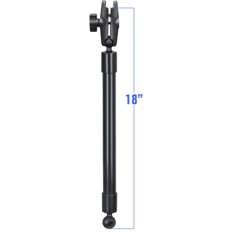 Ram Mount 18" Long Extension Pole W/2 1" Ball Ends & Double Socket Arm [Rap-Bb-230-18-201U] 1