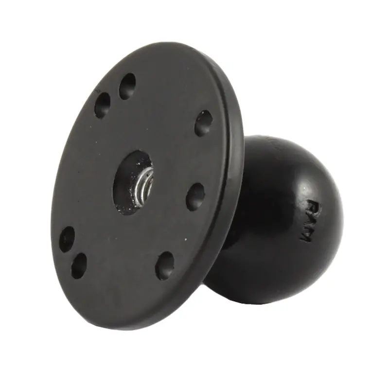 Ram Mount 2.5" Round Base W/3/8"-16 Female Threaded Hol  1.5" Ball [Ram-202Cnsu] 1