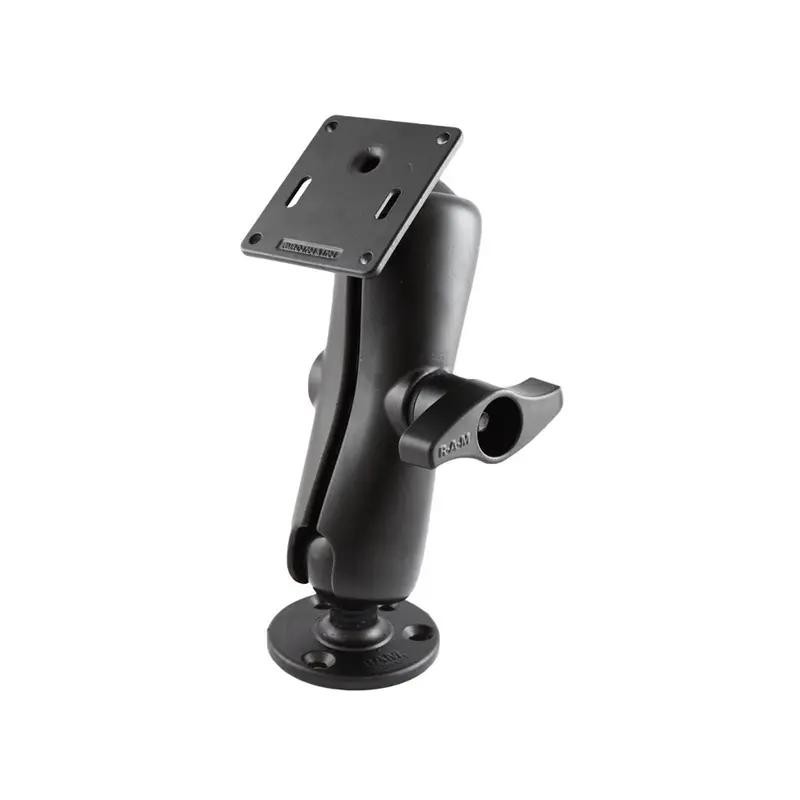 Ram Mount 3.625" Square Base Vesa Plate 75 X 75Mm Hole Pattern W/Surface Mount [Ram-D-101U-2461] 1