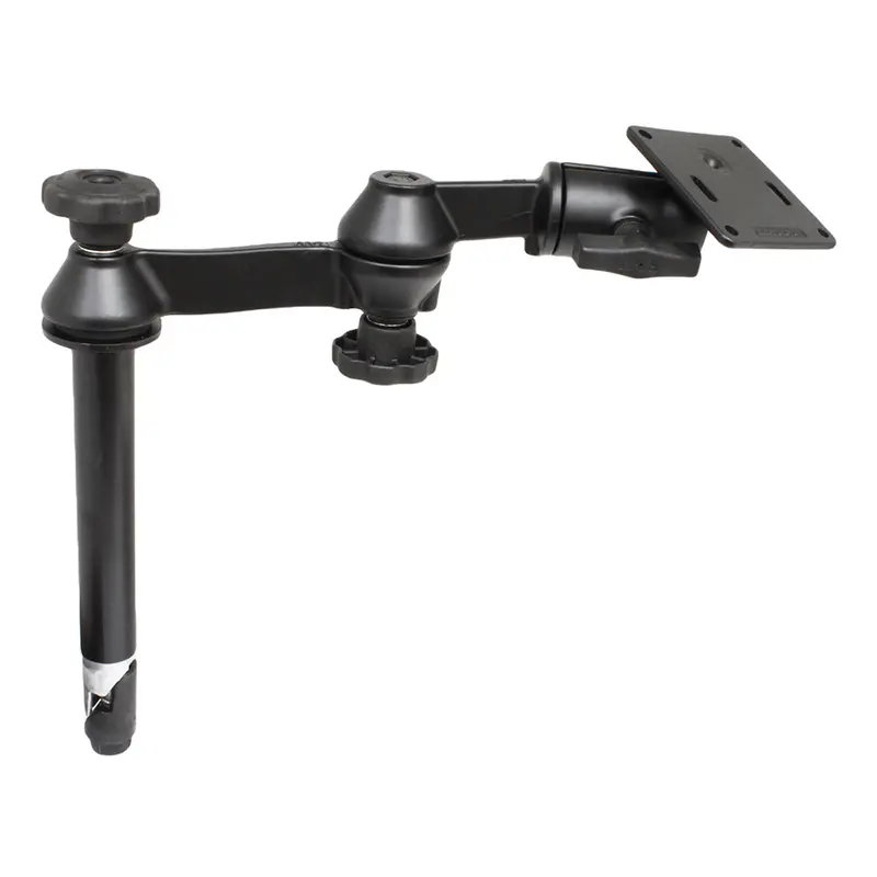 Ram Mount 8" Upper Pole W/Double Swing Arms  75 X 75Mm Vesa Plate [Ram-Vp-Sw1-8-2461] 1