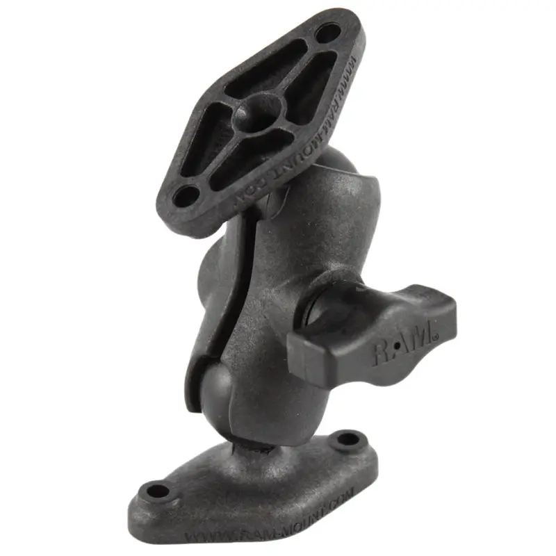 Ram Mount Composite Short Socket Arm W/2 Diamond Bases [Rap-B-102U-A] 1