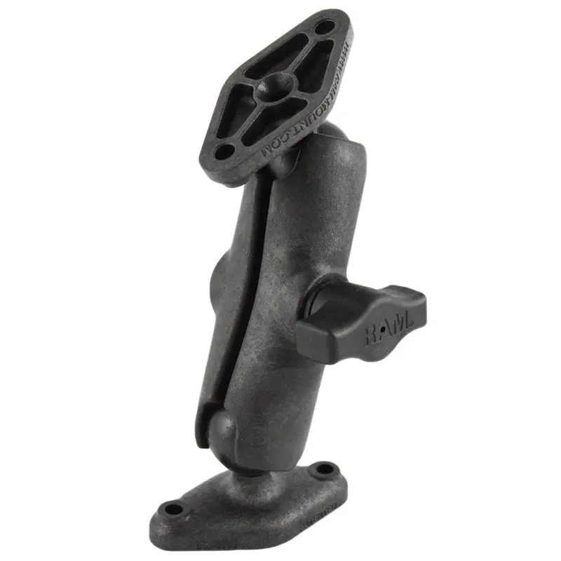 Ram Mount Composite Socket Arm W/2 Diamond Bases [Rap-B-102U] 1