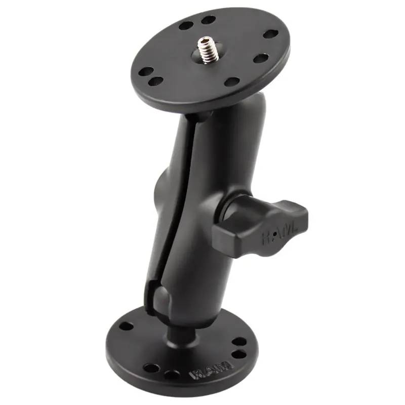 Ram Mount Double Ball Mount W/1/4"-20 Male Thread [Ram-B-101Au] 1