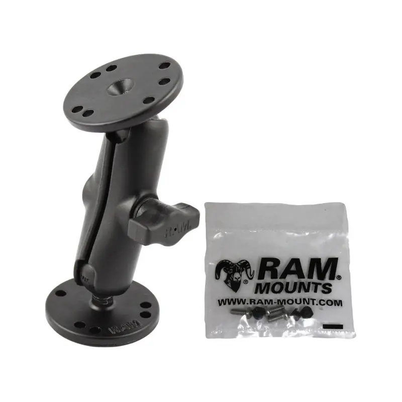 Ram Mount Double Socket Arm F/Garmin Marine Fixed Mount Gps 1" [Ram-B-101-G2u] 1