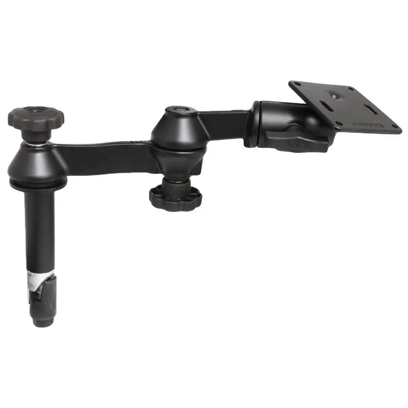 Ram Mount Double Swing Arm W/4" Male & No Female Tele-Pole - Vesa Plate [Ram-Vp-Sw1-4-2461] 1