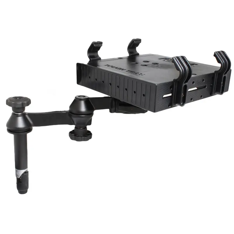 Ram Mount Double Swing Arm W/4" Male Tele-Pole - Laptop Tray [Ram-Vp-Sw1-4-234-3] 1