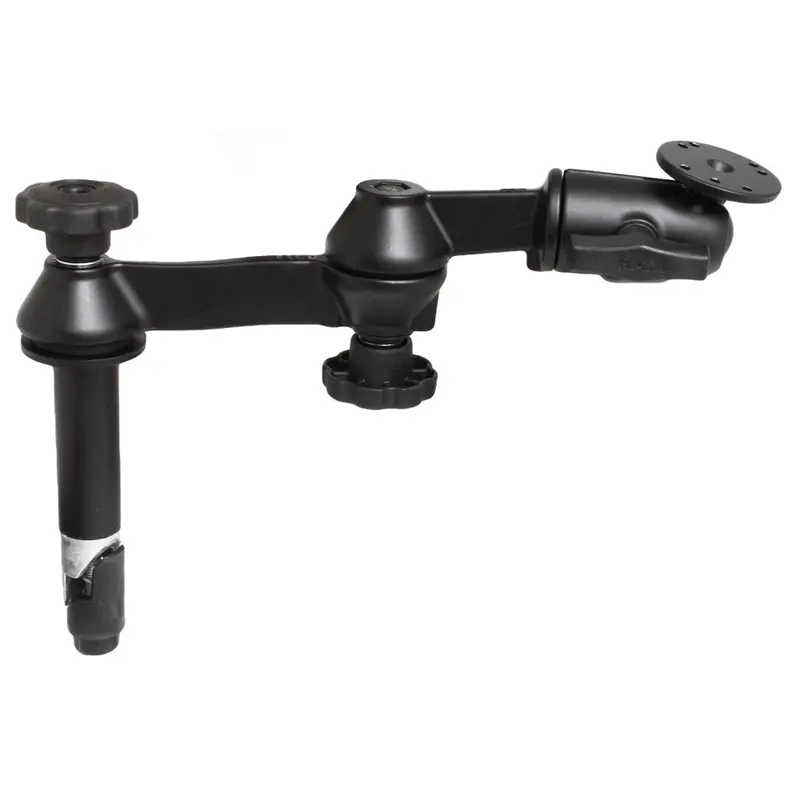Ram Mount Double Swing Arm W/4" Male Tele-Pole - No Female [Ram-Vp-Sw1-4] 1