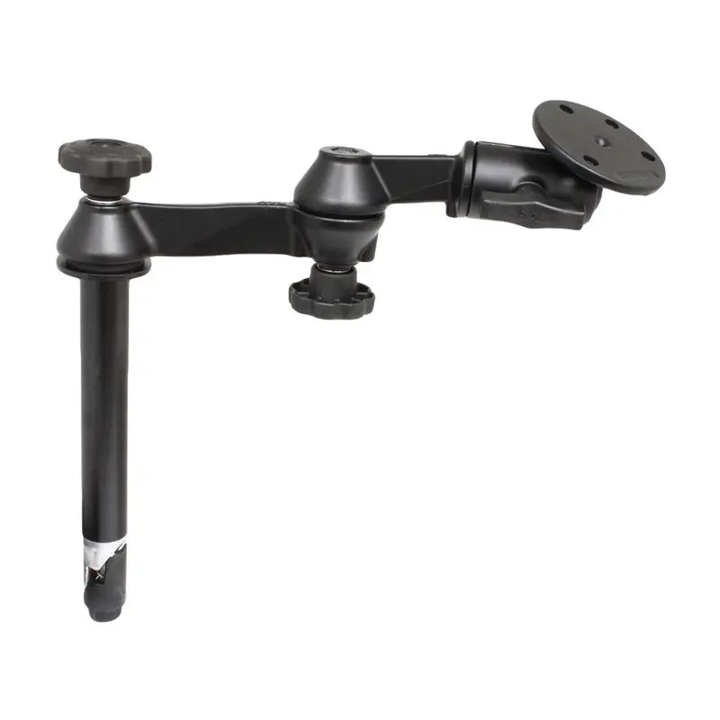 Ram Mount Double Swing Arm W/8" Male Tele-Pole - 3.68" Base [Ram-Vp-Sw1-8-240] 1