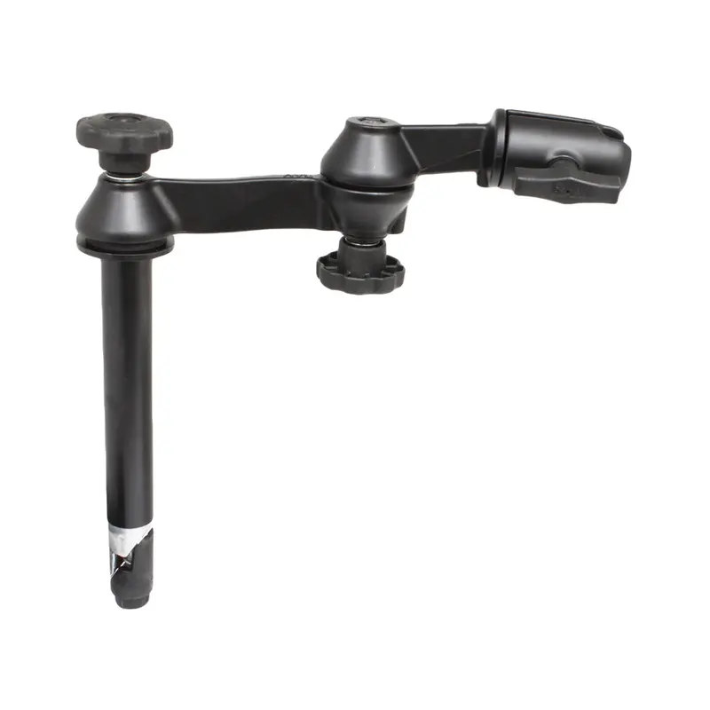 Ram Mount Double Swing Arm W/8" Male Tele-Pole - No Ball Base [Ram-Vp-Sw1-8Nb] 1