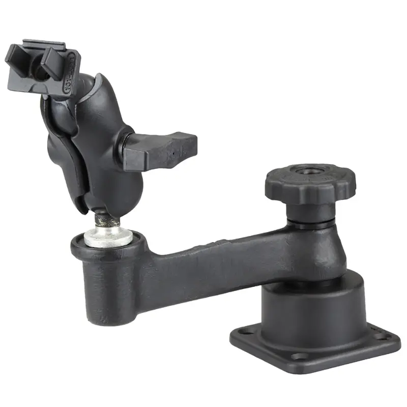 Ram Mount Horizontal Swing Arm Mount F/Lowrance Elite-5 Series [Ram-109H-2B-B-Lo11] 1