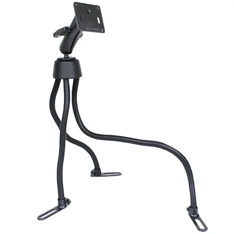 Ram Mount Pod Iii Universal No-Drill Mount W/Double Socket Arm, 2.5" Round Base & 3.625" Square Base [Ram-316-3-2461U] 1