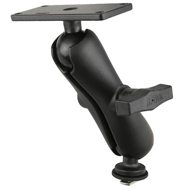 Ram Mount Ram 1.5" Ball Mount With Track Ball Base  2" X 4" Plate For The Humminbird Helix 7 Only [Ram-202-24-354-Tra1u] 1
