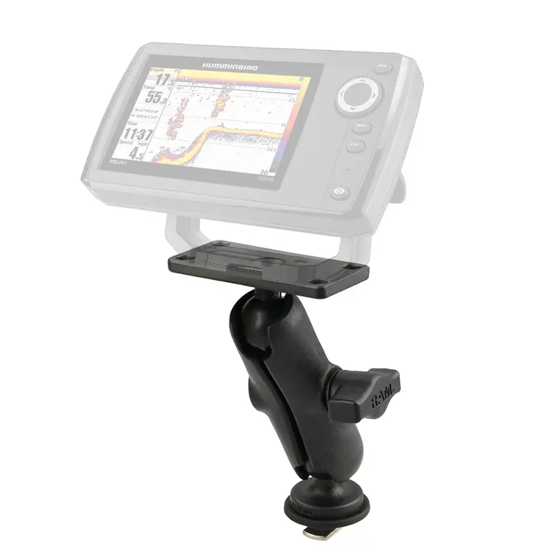 Ram Mount Ram 1" Ball Mount With Track Ball Base  1.5" X 3" Plate For The Humminbird Helix 5 Only [Rap-B-202-153-354-Tra1u] 1