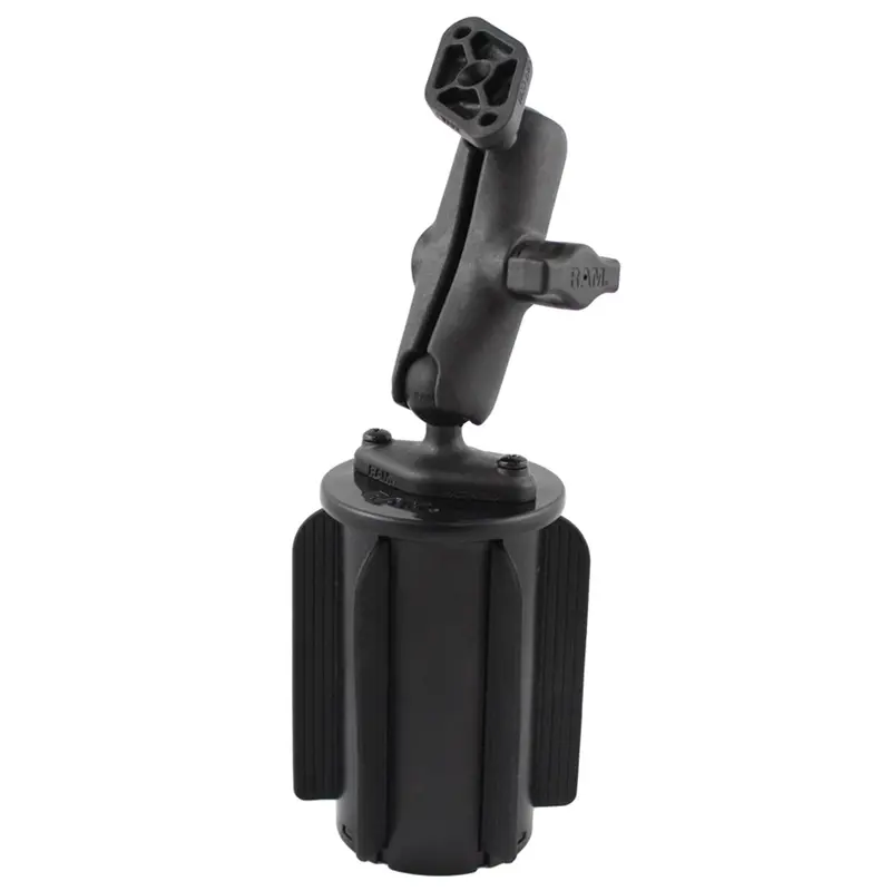 Ram Mount Ram-A-Can Ii Universal Cup Holder Base W/Double Ball Mount [Rap-299-3-B-102U] 1