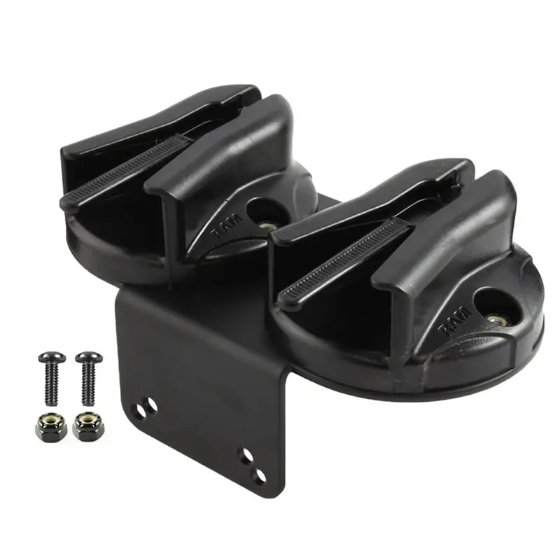 Ram Mount Ram Double Microphone Clip W/90-Degree Bracket F/Ram Tough-Box [Ram-Vc-Mc2] 1