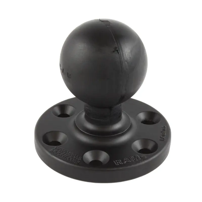 Ram Mount Ram Large Round Plate W/6-Hole Pattern  Ball [Ram-D-202U-Sym1] 1
