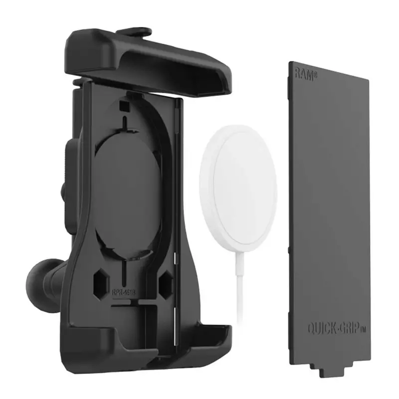 Ram Mount Ram Quick-Grip Holder W/Ball F/Apple Magsafe Compatible Phones [Ram-Hol-Un15wbu] 1
