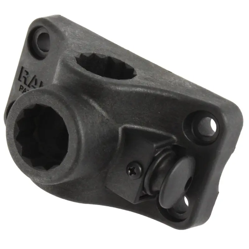 Ram Mount Ram-Rod Combination Bulkhead/Flat Surface Base W/Plunger F/Spline Posts [Ram-114Bmpu] 1