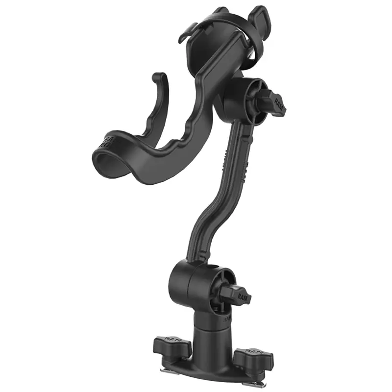 Ram Mount Ram-Rod Rod Holder With Spline Post, Extension Arm And Track Base [Rap-114-Pa-421] 1