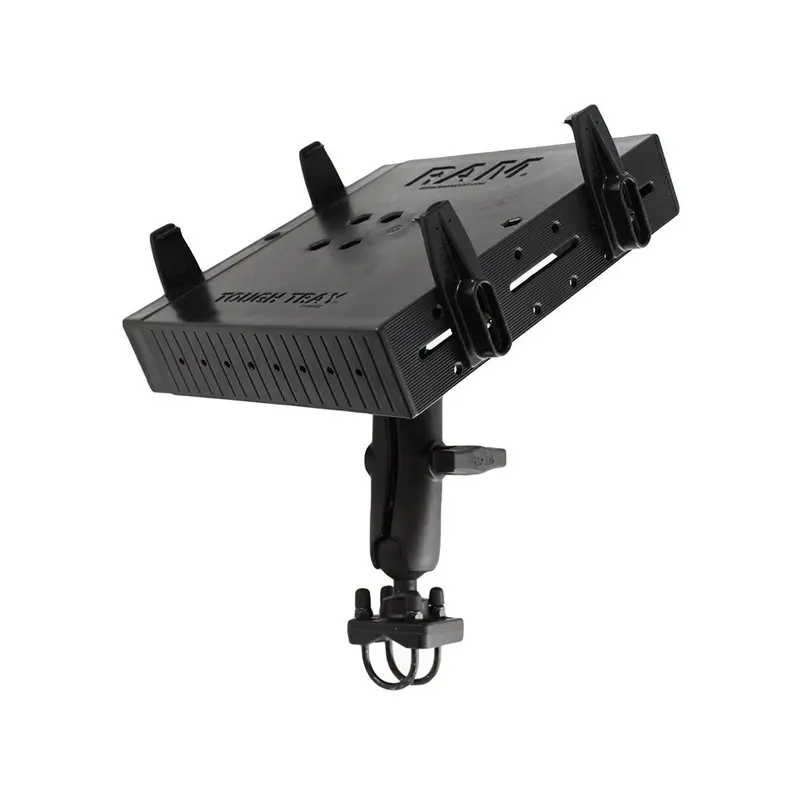 Ram Mount Ram Tough-Tray Double Ball Mount W/Double U-Bolt Rail Base [Ram-101-Dan1u] 1