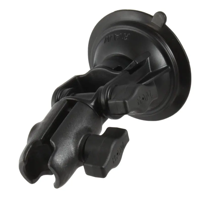 Ram Mount Ram Twist-Lock Composite Suction Cup Ratchet Mount W/Socket Arm [Rap-B-104-224U-Qu1] 1